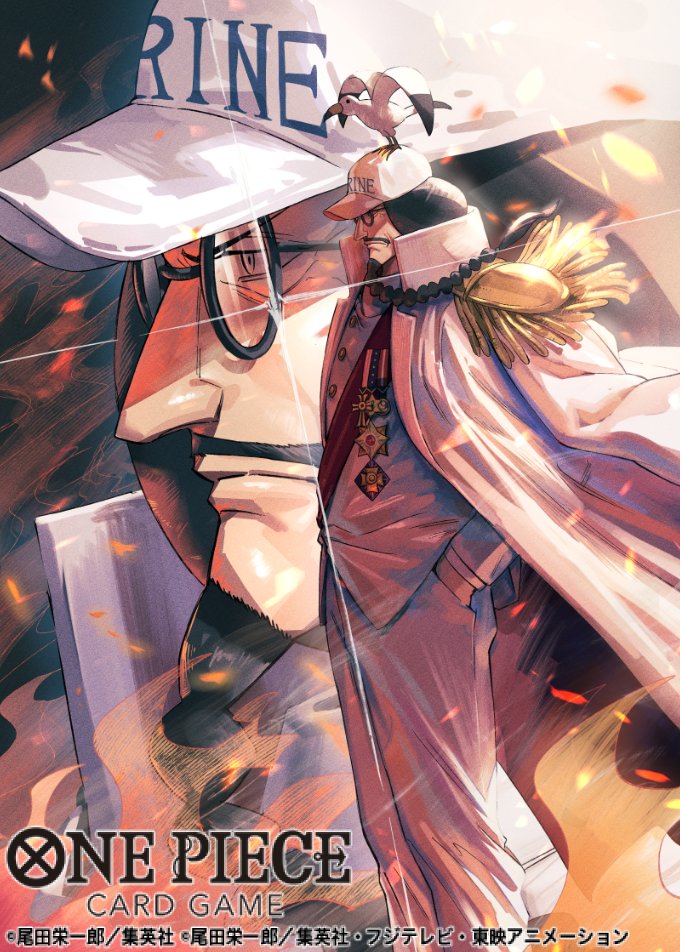 TADANOKATSUO's tweet image. 【告知】
少し前になりますが「ONE PIECEカードゲーム」【ST19】「センゴク」のイラストを担当させていただきました！

#ONEPIECE #ワンピカード #ワンピースカードゲーム