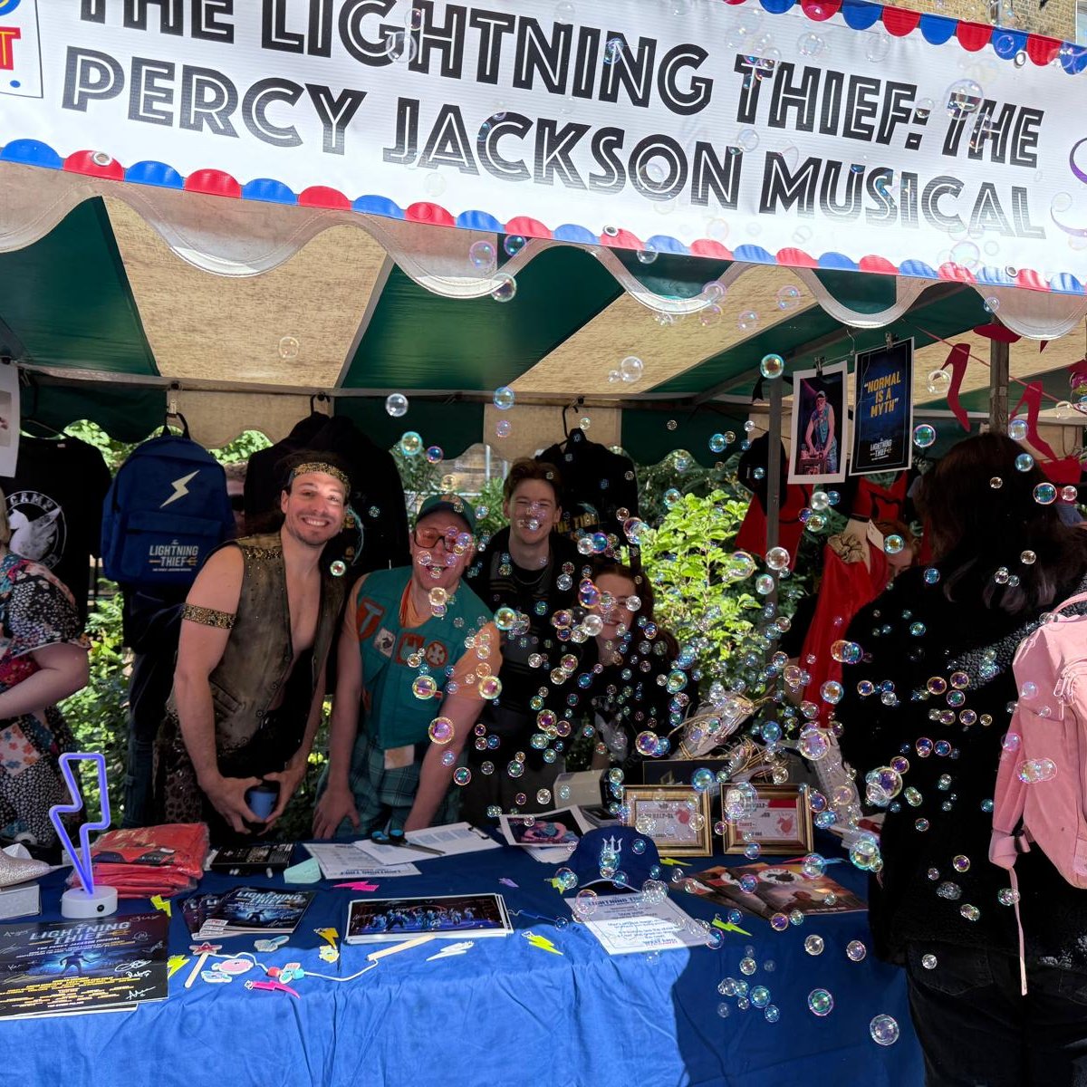 Bill Kenwright Ltd (@bkl_productions) on Twitter photo Thanks to everyone who came to see the <a href="/PercyOnStage/">Percy Jackson Musical</a> stall at <a href="/ActingforOthers/">Acting for Others</a> #WestEndFleaMarket this past weekend - we're thrilled to have been a small part in raising a record breaking £110k for the charity!
Thank you demi-gods, you rock our hearts! 💙⚡️ Thanks to everyone who came to see the <a href="/PercyOnStage/">Percy Jackson Musical</a> stall at <a href="/ActingforOthers/">Acting for Others</a> #WestEndFleaMarket this past weekend - we're thrilled to have been a small part in raising a record breaking £110k for the charity!
Thank you demi-gods, you rock our hearts! 💙⚡️