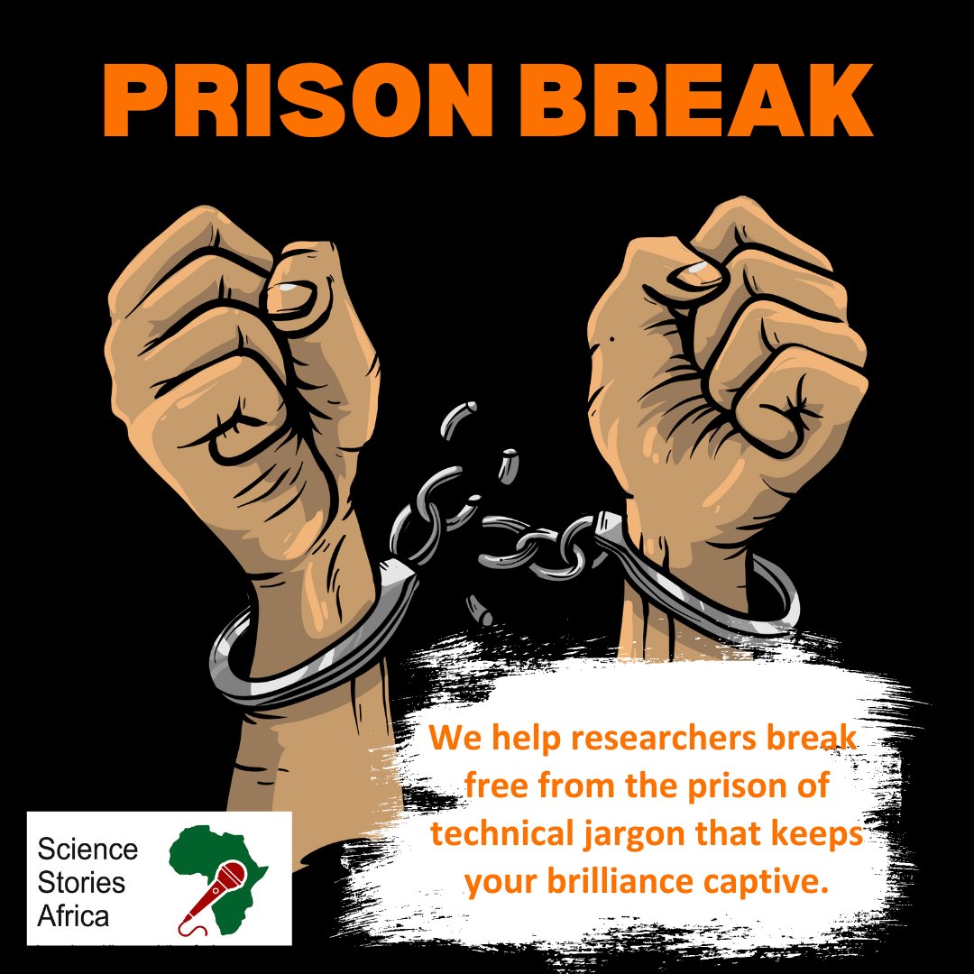 Too often, brilliant research remains captive behind complex language. @sciencestoriesAfrica, we help you break free — by training researchers to communicate their work with clarity, impact, and authenticity.