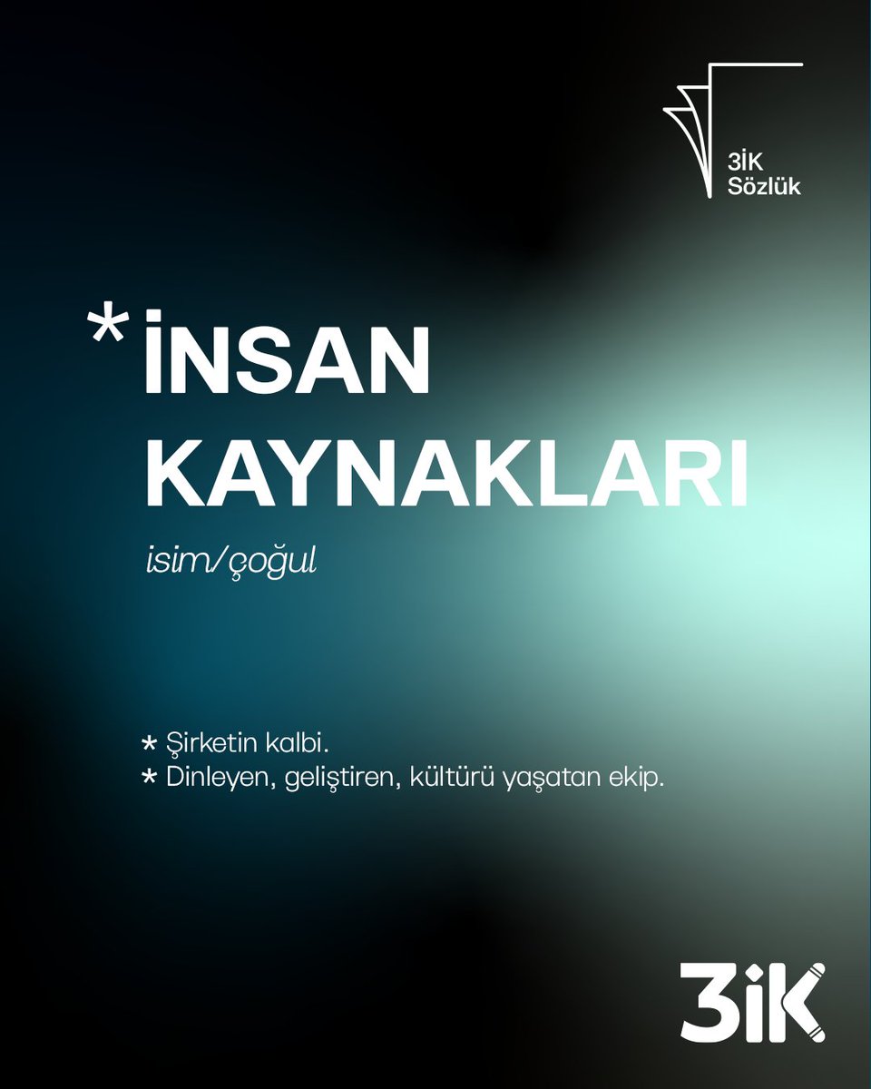 Çalışan deneyimini sadece bordrodan ibaret sananlara inat, her anına anlam ve her temas noktasına duygu katan ekiplerdir. 

Kısacası, şirketin kalbidir.
 
Bugün, işin “insan” odağına gönül veren herkesin günü. İnsan Kaynakları Günü kutlu olsun!
 
#İnsanKaynaklarıGünü