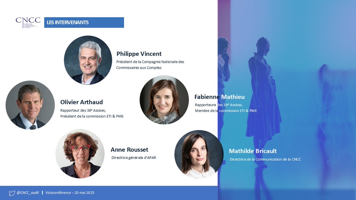Apar (@apar_sas) on Twitter photo 💡Les partenaires sont en visioconférence avec Philippe Vincent, les équipes de la <a href="/CNCC_audit/">CNCC</a> et #APAR pour la traditionnelle réunion annuelle des partenariats.
Fabienne Mathieu, Olivier Arthaud <a href="/MathBlueBird/">Mathilde Bricault</a> <a href="/Rousset_Anne/">Anne ROUSSET</a> 💡Les partenaires sont en visioconférence avec Philippe Vincent, les équipes de la <a href="/CNCC_audit/">CNCC</a> et #APAR pour la traditionnelle réunion annuelle des partenariats.
Fabienne Mathieu, Olivier Arthaud <a href="/MathBlueBird/">Mathilde Bricault</a> <a href="/Rousset_Anne/">Anne ROUSSET</a>