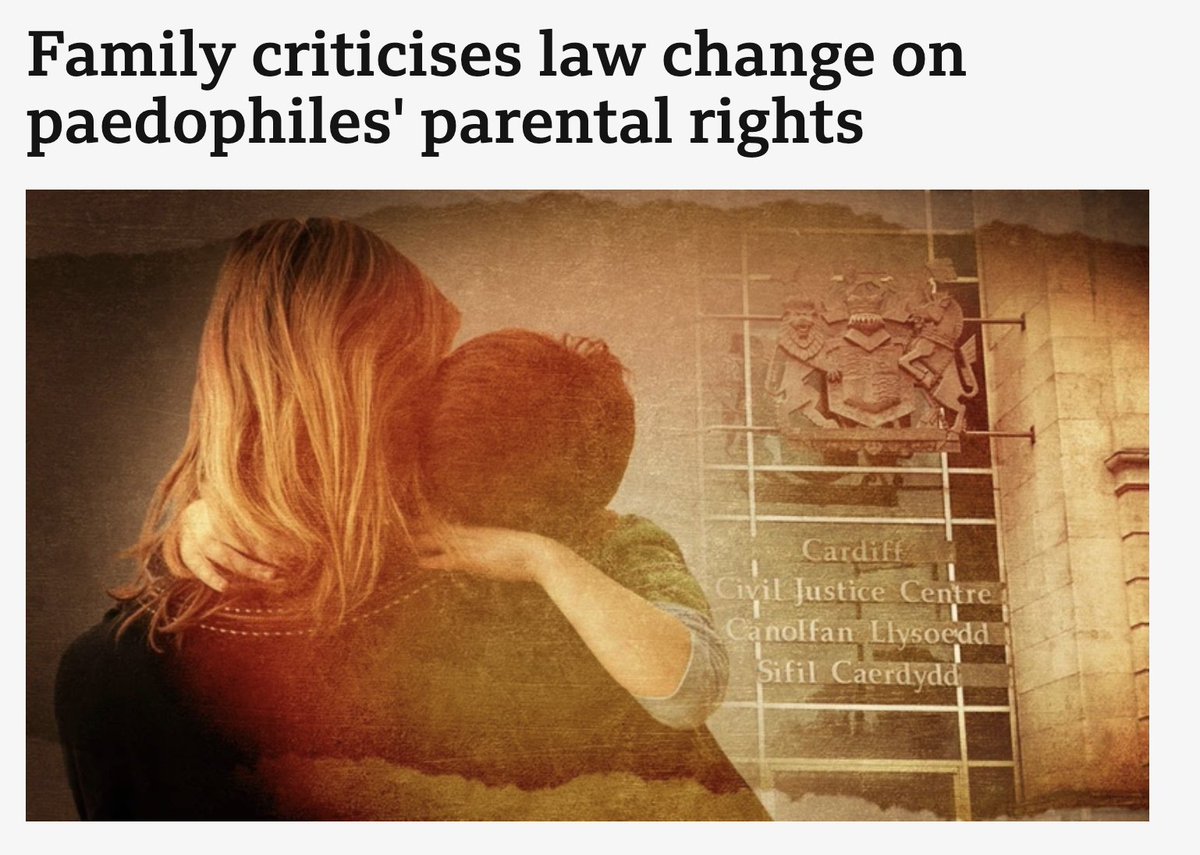 Govt promised to stop paedophiles from holding parental rights, but new legislation only removes those rights if they abuse their own child.

Families like Bethan’s are left unprotected, again forced to fight in court. This simply must be fixed.
➡️ bbc.co.uk/news/articles/…