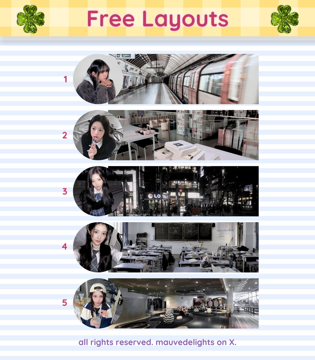 mauvedelights's tweet image. Help rt? Thanks!

Aloo, aku mau bagiin FREE LAYOUTS GG dan BG dibawah ini dalam rangka ultah kakak anon.. Layoutnya bisa di claim melalui DM pukul 19.00 WIB.

Rulesnya bisa cek tweet dibawah ini~
#zonauang #zonaba