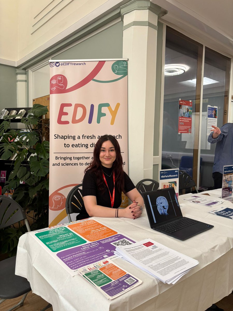 EDIFYresearch's tweet image. This morning, the RaISE team are in the Maudsley Hospital Outpatients Department for the International Clinical Trials Day! Come join us and #BePartofResearch!