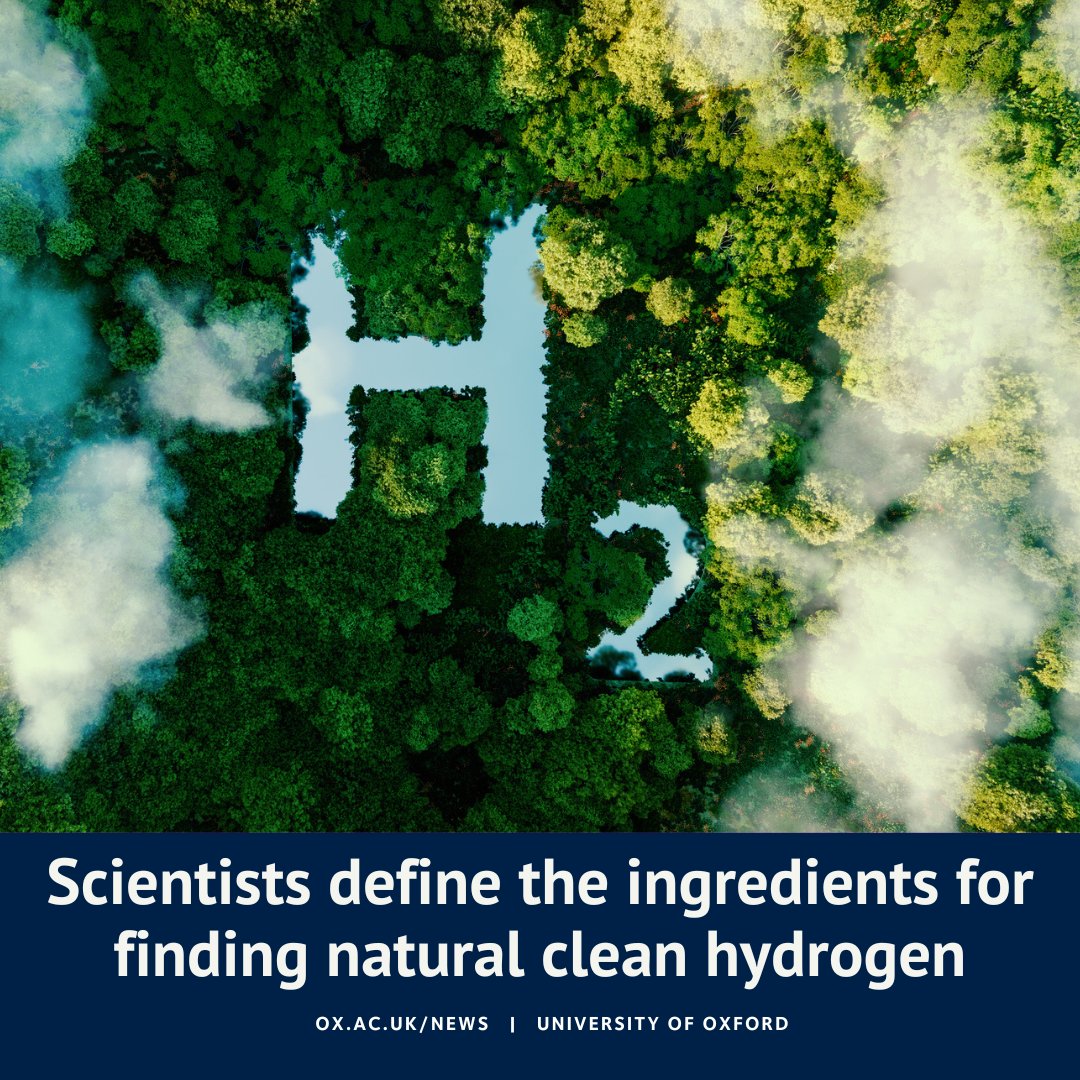 University of Oxford (@uniofoxford) on Twitter photo The findings from Oxford, <a href="/durham_uni/">Durham University</a> and <a href="/UofT/">University of Toronto</a> offer a solution to the challenge of hydrogen supply, and will help industry to locate and extract natural hydrogen to meet global demands, eliminating the use of hydrocarbons for this purpose.
Read more ⬇️ #OxfordClimate The findings from Oxford, <a href="/durham_uni/">Durham University</a> and <a href="/UofT/">University of Toronto</a> offer a solution to the challenge of hydrogen supply, and will help industry to locate and extract natural hydrogen to meet global demands, eliminating the use of hydrocarbons for this purpose.
Read more ⬇️ #OxfordClimate