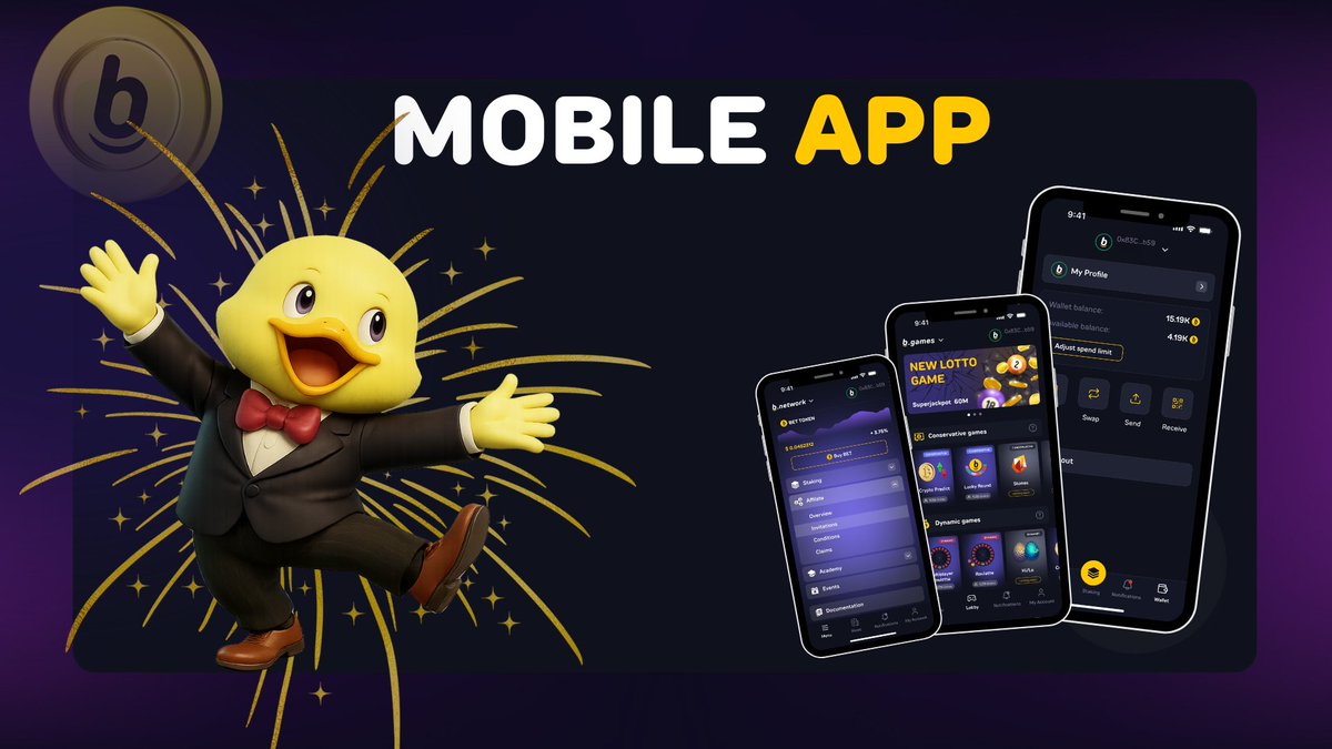 The Betfin mobile app is coming!

Here's a sneak peek at what’s coming:
- Notifications – never miss an important update
- Seamless onboarding – new users in just a few taps
- No more Metamask confirmations for transactions
- Quick and simple login

More: t.me/betfin_officia…