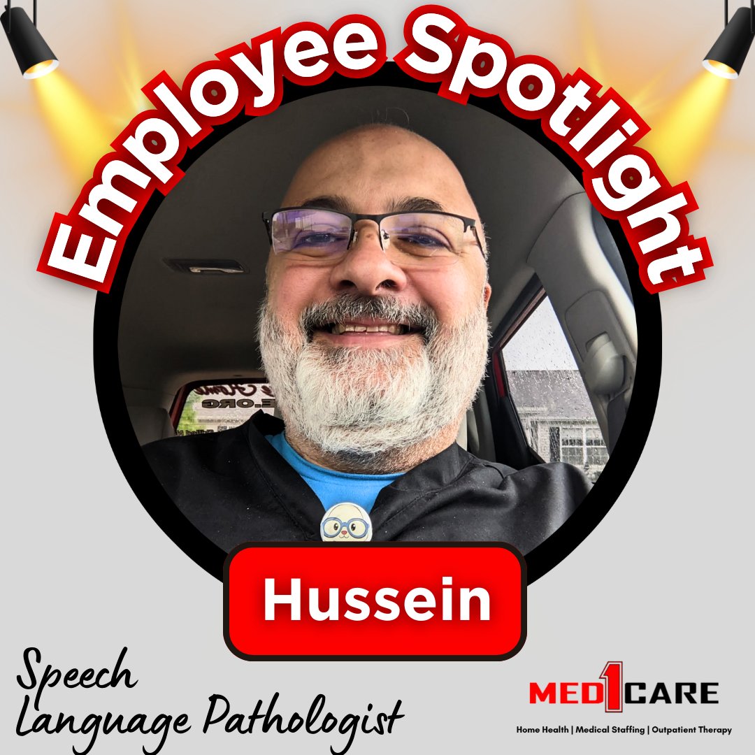 🎉 It’s #NationalSpeechLanguageHearingMonth! Meet Hussein, our amazing SLP who once "ran away" and joined the circus! He brings care, skill, and a little fun to every session. 🗣️ Need speech therapy? Visit med1care.org to learn more!
#SLPMonth #SpeechTherapy