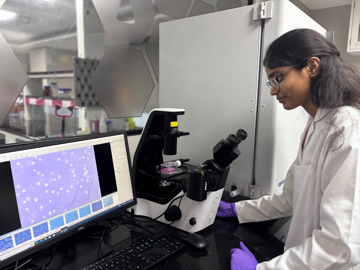 Mahindra University Centre for Life Sciences (@cls4mu) on Twitter photo Charita Malepati, a 3rd-year B.Tech. Biotechnology student at <a href="/MahindraUni/">Mahindra University</a>, is currently working on a research project titled: "Insulin-like Growth Factor 1 Receptor (IGF-1R)-Mediated Regulation of Bone Marrow Mesenchymal Stromal Cells During Aging." Charita Malepati, a 3rd-year B.Tech. Biotechnology student at <a href="/MahindraUni/">Mahindra University</a>, is currently working on a research project titled: "Insulin-like Growth Factor 1 Receptor (IGF-1R)-Mediated Regulation of Bone Marrow Mesenchymal Stromal Cells During Aging."