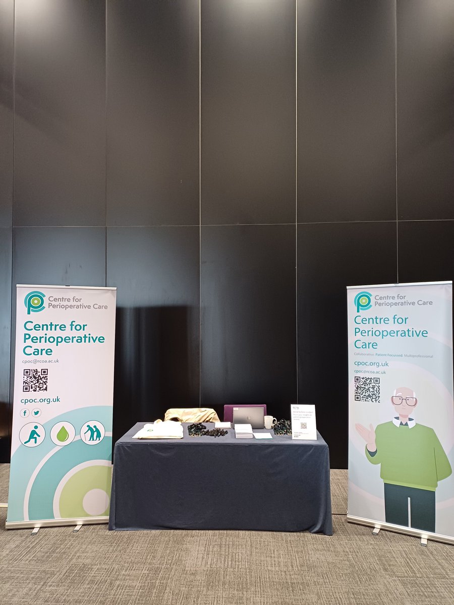 Centre for Perioperative Care (@cpoc_news) on Twitter photo For the next three days we are at <a href="/RCoANews/">Royal College of Anaesthetists</a> #Anaesthesia2025 in Belfast.
Come and visit us at the <a href="/CPOC_News/">Centre for Perioperative Care</a> stand and say hello to hear about our work.
This week <a href="/totallytigers/">David Selwyn</a> <a href="/scarlettmcnally/">Prof Scarlett McNally</a> & <a href="/paywclf/">Claire Frank</a> will be talking all things CPOC. For the next three days we are at <a href="/RCoANews/">Royal College of Anaesthetists</a> #Anaesthesia2025 in Belfast.
Come and visit us at the <a href="/CPOC_News/">Centre for Perioperative Care</a> stand and say hello to hear about our work.
This week <a href="/totallytigers/">David Selwyn</a> <a href="/scarlettmcnally/">Prof Scarlett McNally</a> & <a href="/paywclf/">Claire Frank</a> will be talking all things CPOC.