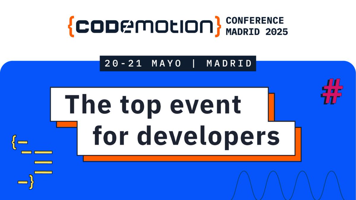 Methinks (@methinksai) on Twitter photo Don’t miss Pablo Cañas, our Tech Manager, today at <a href="/CodemoMadrid/">Codemotion Madrid</a> 2025! 🚀 Wishing you the best of luck for the round table — excited to hear your insights.
📅 Join us at 15:45h - Revolución IA: Cómo las empresas están redefiniendo el futuro, by <a href="/ElizaCasapopol/">Eliza Casapopol</a> and <a href="/MicrosoftES/">Microsoft España</a> Don’t miss Pablo Cañas, our Tech Manager, today at <a href="/CodemoMadrid/">Codemotion Madrid</a> 2025! 🚀 Wishing you the best of luck for the round table — excited to hear your insights.
📅 Join us at 15:45h - Revolución IA: Cómo las empresas están redefiniendo el futuro, by <a href="/ElizaCasapopol/">Eliza Casapopol</a> and <a href="/MicrosoftES/">Microsoft España</a>