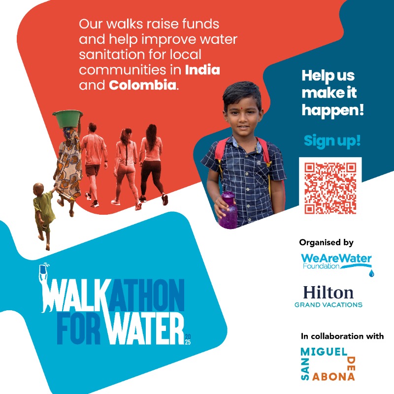 wearewater's tweet photo. 🚶♂️💧 On May 28, we walk for water in San Miguel de Abona, Tenerife.
Because when water is a privilege, not a right, every drop counts.
Join the #WalkathonForWater with @HiltonGrandVac and #SAMIC.
👉 Sign up.