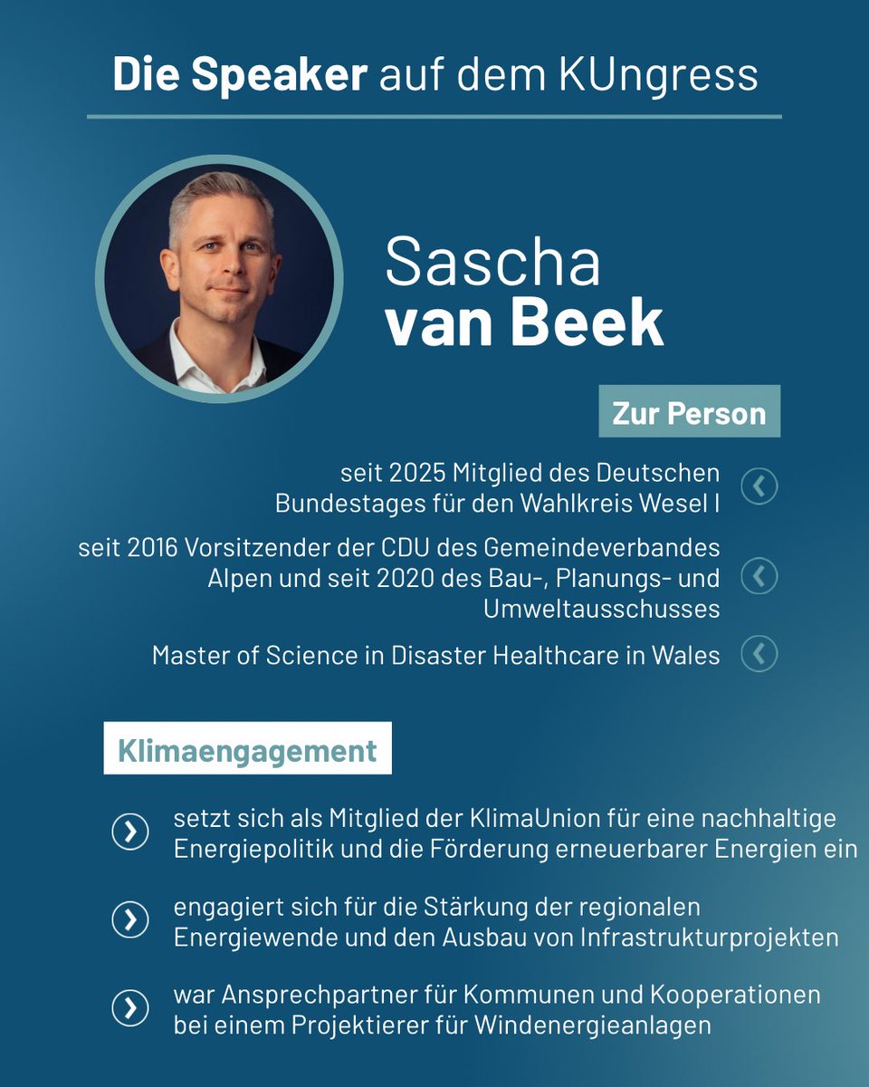 📢 Die Speaker des Panels „Vielfalt der Erneuerbaren“ beim #KUngress2025 stehen fest!

♻️ Wie bringen #Biomasse, #Geothermie &amp; Co. die #Energiewende voran? Unsere Speaker liefern Antworten – aus der Praxis, aus der Forschung und aus der Politik.