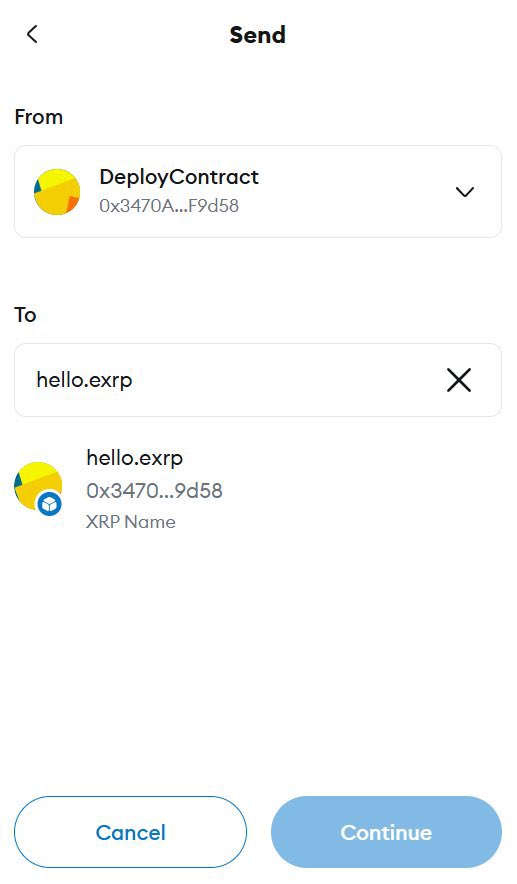 xrpname.xrp (@xrpdomain) on Twitter photo We have a live testnet on MetaMask Snap — now you can resolve your .exrp domain directly to your wallet address on #XRPLEVM <a href="/Peersyst/">Peersyst Technology</a>
🦊 Simple. Seamless. Web3-ready. We have a live testnet on MetaMask Snap — now you can resolve your .exrp domain directly to your wallet address on #XRPLEVM <a href="/Peersyst/">Peersyst Technology</a>
🦊 Simple. Seamless. Web3-ready.