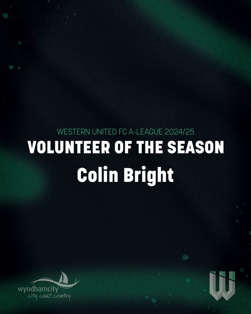 wufcofficial's tweet photo. Our first award of the night is our Volunteer of the Season presented by Wyndham City Council.

Congratulations to Colin Bright, who is recognised for his incredible work in our community team 👏 https://t.co/TxrHIhVxW1