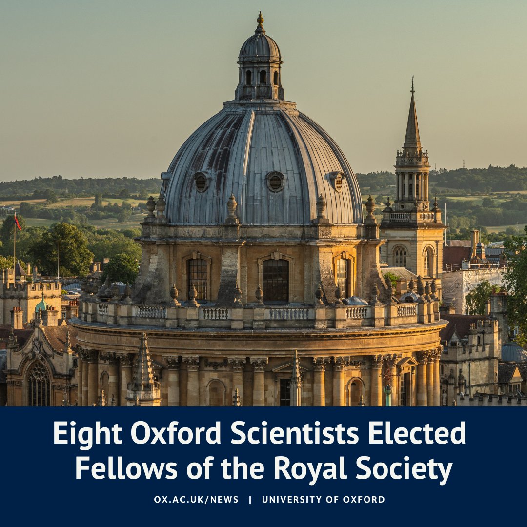 University of Oxford (@uniofoxford) on Twitter photo Eight distinguished academics from Oxford University have been elected Fellows of the <a href="/royalsociety/">The Royal Society</a>, the UK’s national academy of sciences, in recognition of their exceptional contributions to science.
Congratulations to:
- Prof Kevin Foster FRS
- Prof Mike Giles FRS
- Prof Jim Eight distinguished academics from Oxford University have been elected Fellows of the <a href="/royalsociety/">The Royal Society</a>, the UK’s national academy of sciences, in recognition of their exceptional contributions to science.
Congratulations to:
- Prof Kevin Foster FRS
- Prof Mike Giles FRS
- Prof Jim