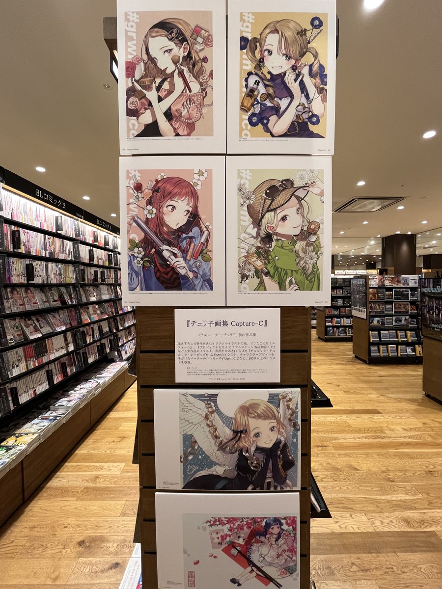 展開情報 ／ 『チェリ子画集 Capture-C』 著:チェリ子(@chie_rico
