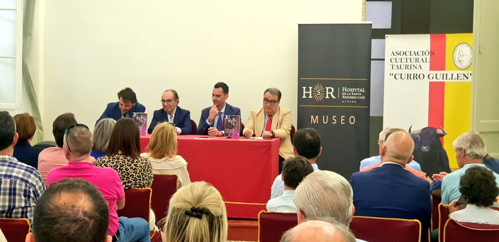 Asoc. Cultural Taurina Curro Guillén (@taucurroguillen) on Twitter photo Gran afluencia de público ayer en la presentación del libro de <a href="/ManoloVieraN/">Manolo Viera</a>, CRONICAS DE UN GENIO presentado por <a href="/apastort/">Álvaro Pastor Torres</a> organizado por nuestra asociación.
Velada amena,donde se analizaron las crónica sobre Morante de la Puebla, llenas de la pasión con la que escribe su autor. Gran afluencia de público ayer en la presentación del libro de <a href="/ManoloVieraN/">Manolo Viera</a>, CRONICAS DE UN GENIO presentado por <a href="/apastort/">Álvaro Pastor Torres</a> organizado por nuestra asociación.
Velada amena,donde se analizaron las crónica sobre Morante de la Puebla, llenas de la pasión con la que escribe su autor.