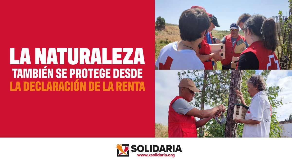 Gracias a la <a href="/XSolidaria/">XSolidaria</a>, <a href="/CruzRojaEsp/">Cruz Roja Española</a> impulsa la reforestación inteligente con Reförest: más biodiversidad, empleo verde y comunidades conectadas con su entorno.

Marca la Casilla 106 y #HazQuePase