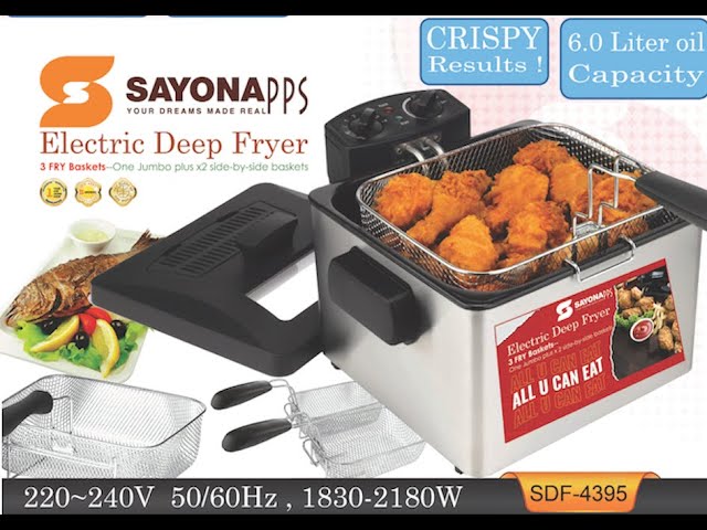 SayonaRwanda's tweet photo. Craving crispy perfection? 🍟🍗 Say hello to delicious homemade fried foods with SAYONAPPS Electric Deep Fryers!
📍 Rwanda DM/WhatsApp: +250795593897 #SAYONAPPS #DeepFryer #CrispyFood #HomeCooking #Rwanda #KitchenAppliances https://t.co/LiH6L1ZYmS