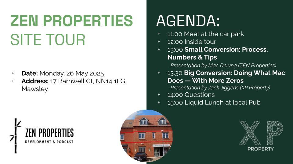 Interested in converting commercial spaces into delightful homes?

Join us for a relaxed, no-fluff walkthrough of our latest project — where we’re turning an old office into three smashing 1-bed flats.

This is a hands-on look at how we’re doing it, from deal to delivery. Real