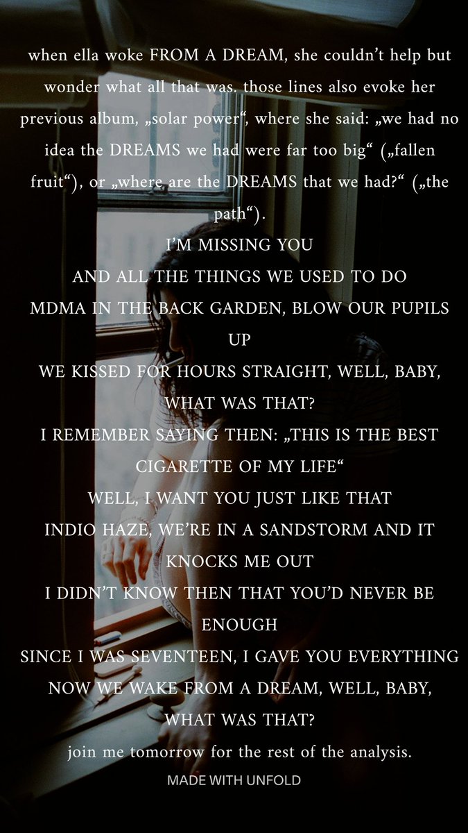 what is INDIO HAZE in LORDE’s song WHAT WAS THAT? + part 4 + virgin + <a href="/lorde/">Lorde</a>