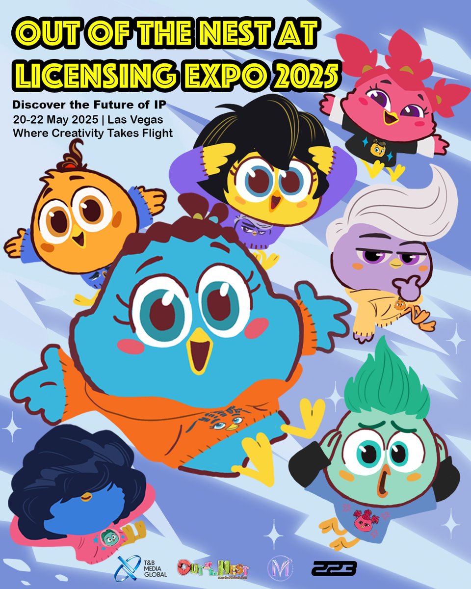We’re thrilled to announce that Out of the Nest will have a booth at Licensing Expo 2025 in Las Vegas, May 20-22! 🐣🎉

The Licensing Expo is the world’s premier licensing trade show, connecting top brands and licensors for groundbreaking opportunities. This is a massive step for