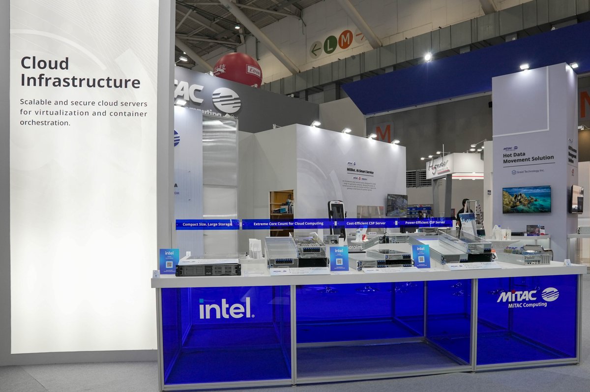 MiTACcomputing's tweet image. We’ve officially landed at #COMPUTEX2025! 🚀
MiTAC Computing is showcasing AI, HPC, Cloud, Enterprise Servers &amp;amp; solutions with partners.
Explore what’s powering the future of computing👇

📍 Booth #M1110
🔗 pse.is/Computex2025

#ServerSolutions #AIInfrastructure #HPC