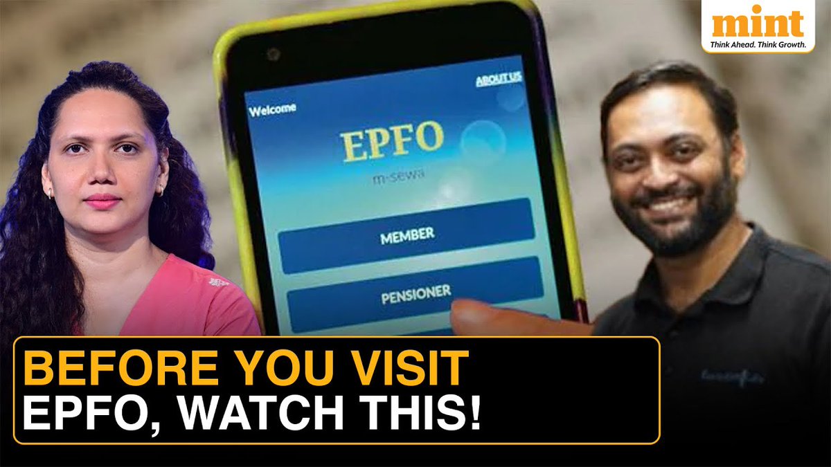 livemint's tweet photo. Visiting the EPFO office? 🏢 Know these 5 must-follow steps before you go—no bribes, just the right process. Stay informed, protect your rights &amp; get your PF work done smoothly. ✅

 Watch now!
https://t.co/ElXR7yzHGu

@apri_sharm, @kkunal911 https://t.co/QZYAgyNnmX