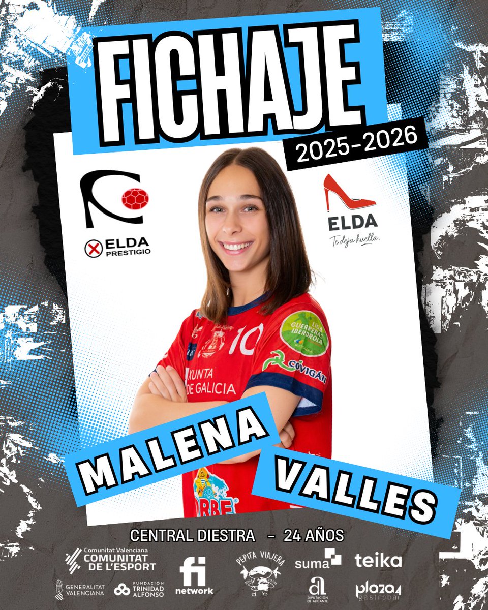 🚨 FICHAJE PROYECTO 25-26 🚨 

🤝 Anunciamos el fichaje de la jugadora MALENA VALLES para la próxima temporada.

🔵 Se trata de una magnífica central contrastada de 24 años procedente del  <a href="/BmPorrino/">Club Balonmano Porriño</a> , subcampeona de la EHF European Cup

🤩🦁 Bienvenida  <a href="/__malenavalles/">Male</a>