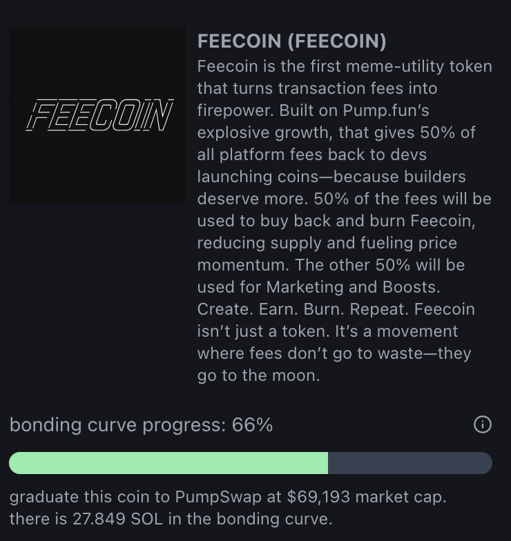 AsterWhale420's tweet photo. #FEECOIN I like the concept of this and its the first of its kind on https://t.co/0Q9dfeIdTG!

All creator revenue funds get bought back and burnt/used for marketing. 

Still on https://t.co/0Q9dfeIdTG at 20k, my last https://t.co/0Q9dfeIdTG shill was a 25x what will this one be?

FJ7HG84CZzfBaW3hi6onu83zrYy69dHbe3d5wQR8pump