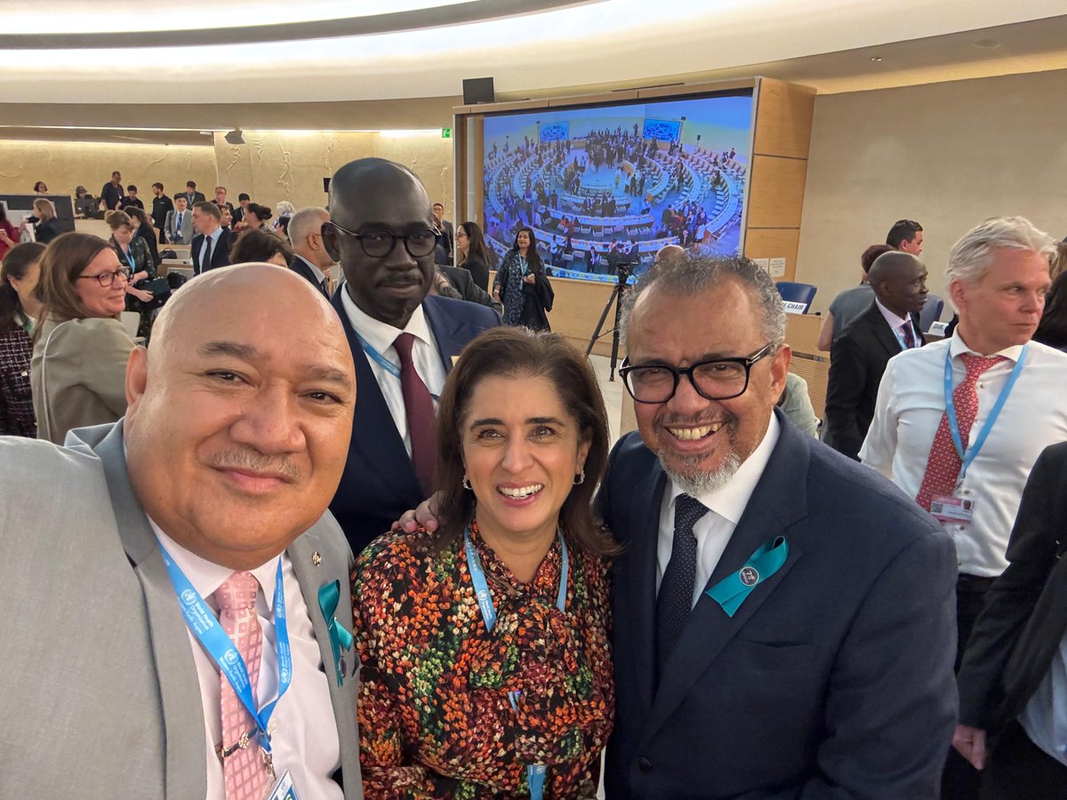 What a moment! Excited to witness WHO Member States’ adoption of the #PandemicAgreement at #WHA78. 
I’m extremely proud of the Western Pacific Region Member States for their 100% support. This vital Agreement will help ensure better coordination, response and resource allocation