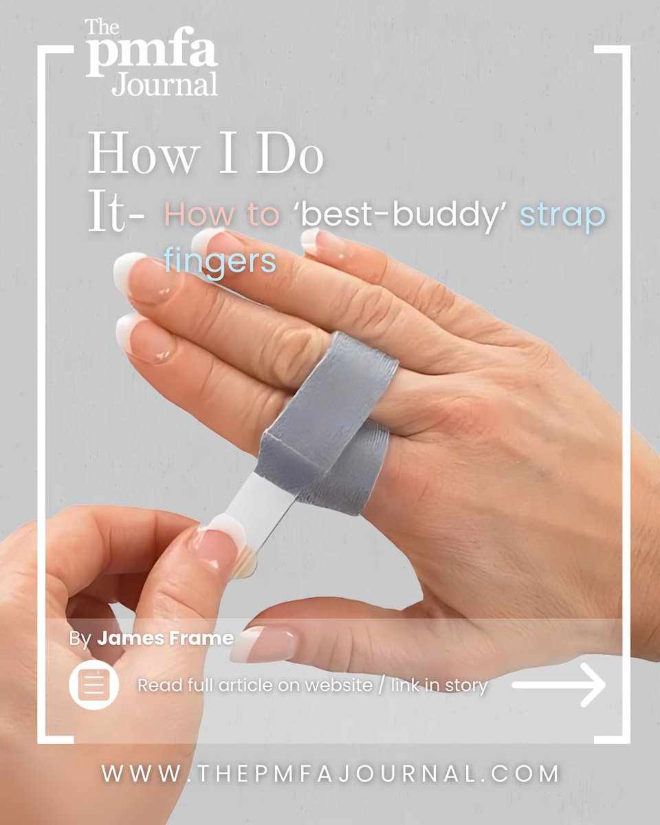 This 72yo chap played 18 holes a week after finger dislocation! 🩹 His secret? Elasticated buddy strapping &gt; old-school Elastoplast.

💡 Why it works? Read the article by Prof 𝐉𝐚𝐦𝐞𝐬 𝐅𝐫𝐚𝐦𝐞 to learn more.
 
📚: thepmfajournal.com/education/how-…