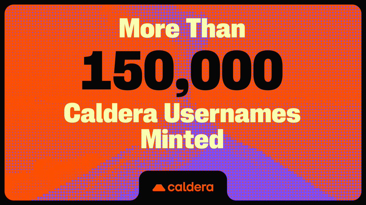 Calderaxyz's tweet image. 150,000+ 

dot era 👀