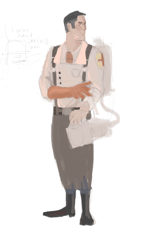 bipe0909's tweet image. #tf2 #tf2medic im lazy and sad &amp;gt;:(