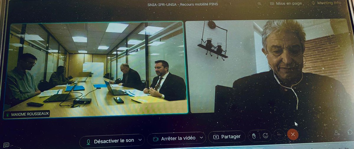 📍 Le SNIA-IPR était sollicité ce 20 mai par la direction de l’encadrement
✊ Frédérique Hannequin et Mohammed Darmame (CAPN) ont défendu les recours en révision d’affectation des IA-IPR.
🎯 Le syndicat agit, soutient, défend vos intérêts ! Dans les moments clés, nous sommes là.