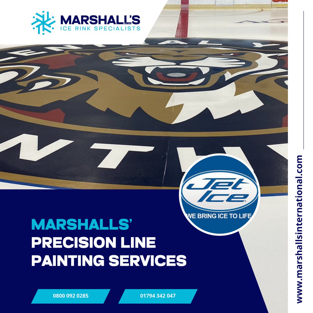 🎨 Want your sponsor logos to pop? 

Our Jet Ice applications are clean, vibrant and long-lasting—perfect for professional presentation and media coverage. marshallsinternational.com

#JetIce #IcePainting #Logos