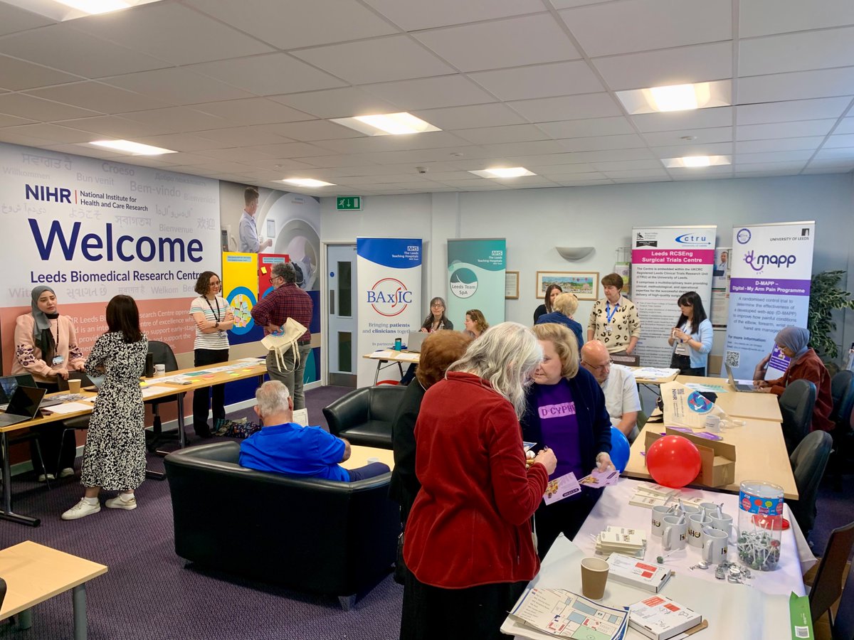 LeedsBRC's tweet image. A lovely sunny morning to welcome researchers, volunteers & public to #Clinicaltrialsday today @LeedsBRC with @CRF_Leeds
Looking forward to today’s research stalls, activities & workshops!
@NIHRresearch #BePartOfResearch #ICTD