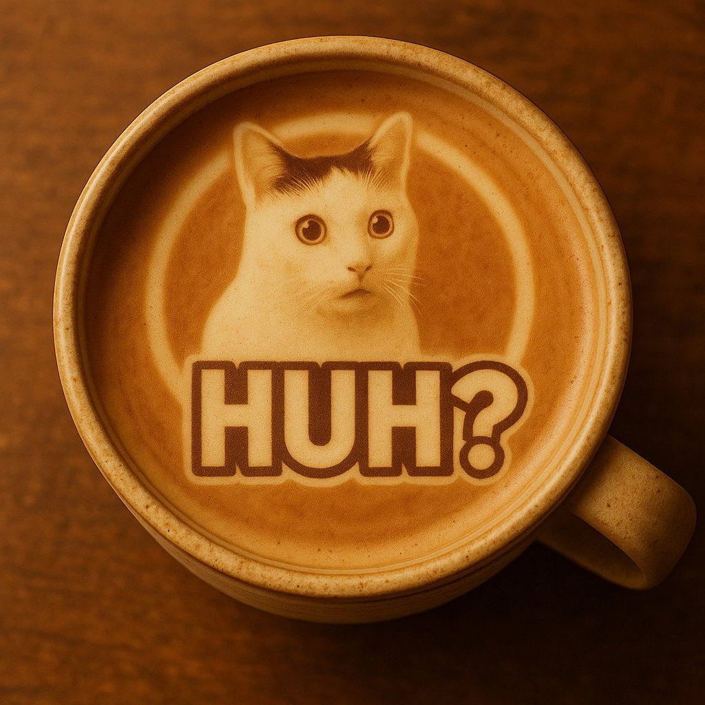 GMezo ☕️
Don't forget to join the Bitcoin PIZZA DAY🍕Event on HUH Discord 👈
HUH!?