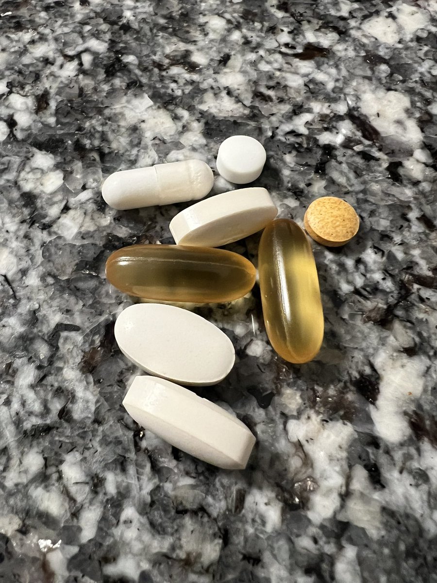 Ahh, the vitamin and supplement phase of my life. 🙄