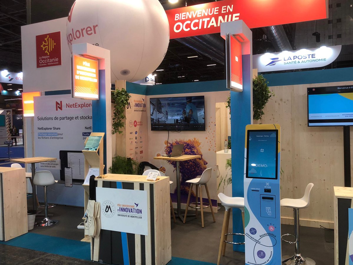 umontpellier's tweet photo. #InnovationUM  🚀 Le Pôle Universitaire d’Innovation (PUI) de l'UM est présent à #SANTEXPO 2025, le rendez-vous incontournable des professionnels de la #santé, du 20 au 22 mai 2025 à Paris Expo Porte de Versailles 📍 F44 https://t.co/7XXs9YKzEf