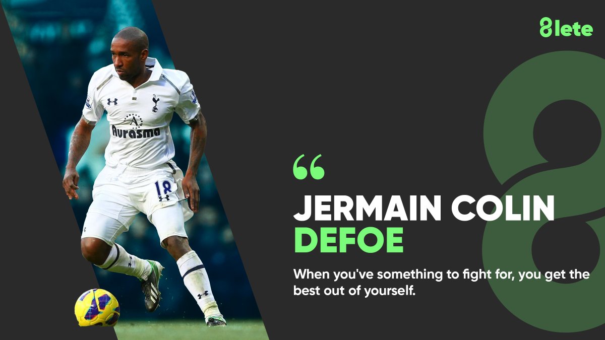 From losing his brother to never losing hope, Jermain Defoe turned pain into purpose. His relentless drive and loyalty made him a Premier League icon. A reminder that strength isn't just in goals - but in getting back up. #8lete #JermainDefoe