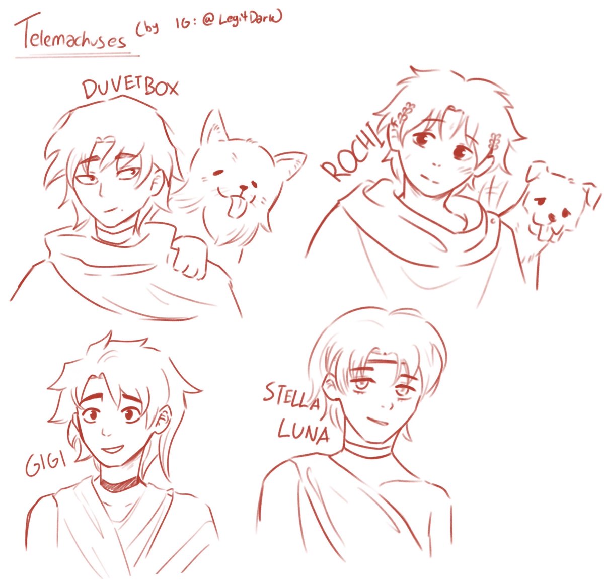 danthevegetable's tweet photo. I've been really addicted to Epic by @JayHerrans, listening to them on repeat, but one stuck with me has always been Legendary and Little Wolf! So here are the Telemachuses from different animatics!

@EPICTheMusical @Duvetbox @rochichan   #epicthemusical  #gigi #telemachus https://t.co/dPMT0c1LQ3