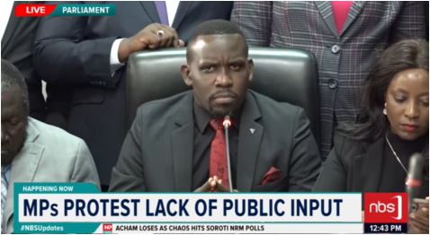 Fireliglntfi's tweet photo. LOP @JoelSsenyonyi: There have been issues with these two bills. It was quite obvious that the state seemed hell-bent on passing the bill willy-nilly.

#NBSUpdates https://t.co/2j7YDKKAeL