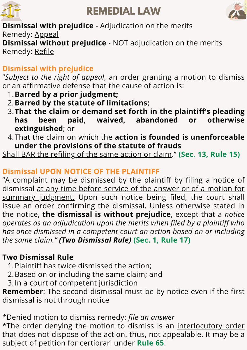 talktoRALS's tweet photo. 📣 REMEDIAL LAW 🚨

Motion to dismiss is a litigious motion‼️
⚠️ Notice of hearing on litigious motion is now based on Court's discretion, if deemed necessary. It shall be set on a Friday. (R15)

#RightsAreLegallySignificant

#AMYingForExcellence
#AmyzingBar2025
#AJustBArAwaitsU https://t.co/4J3PtGhE8a
