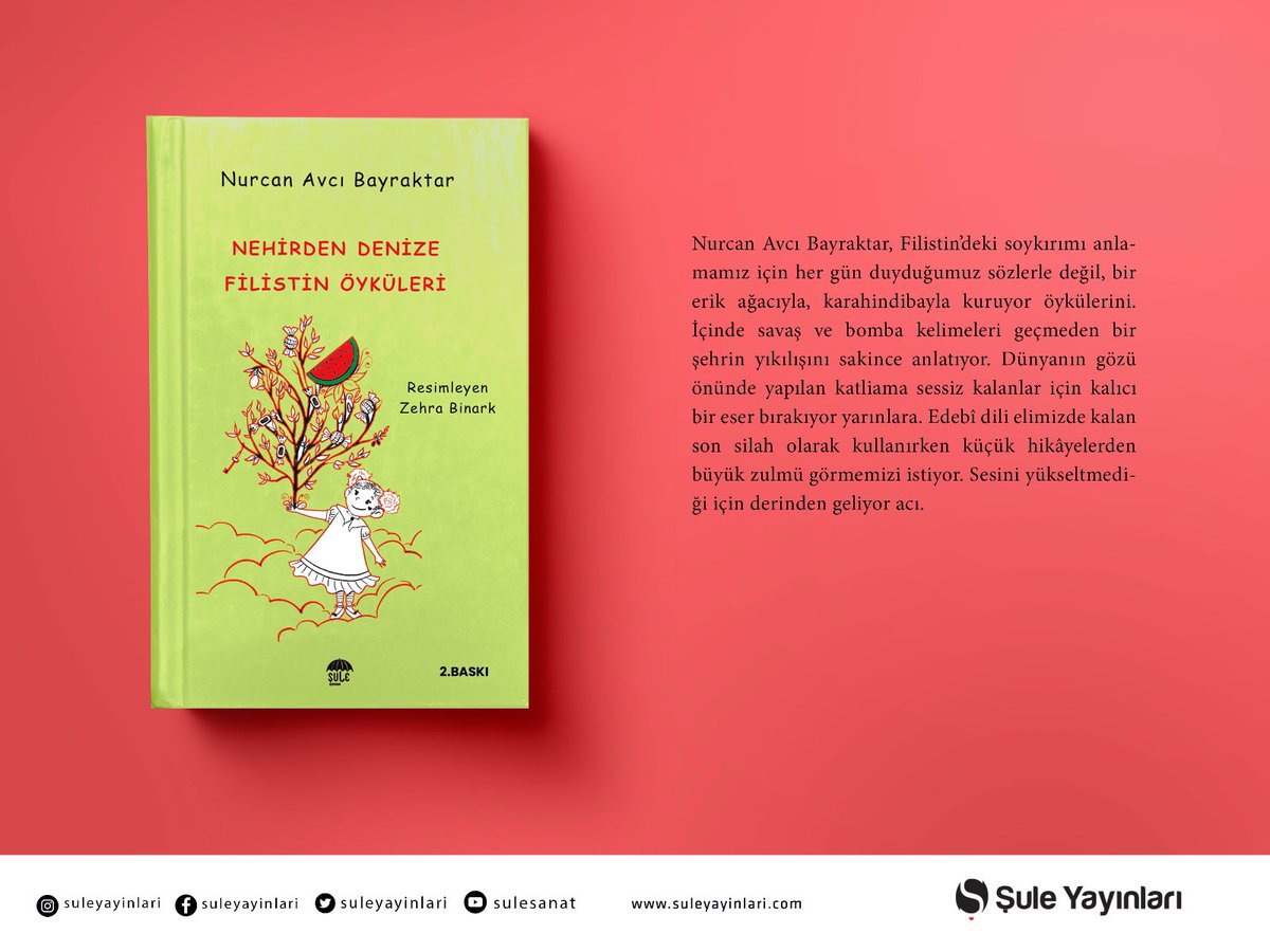 Nurcan Avcı Bayraktar’ın “Nehirden Denize Filistin Öyküleri” kitabının 2. Baskısı çıktı!