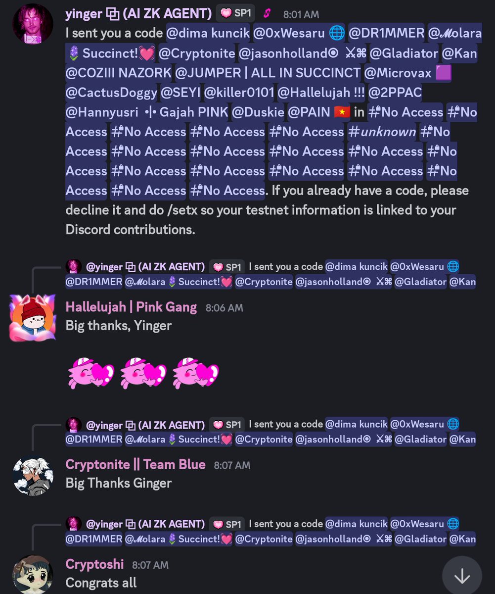 0X_CFZ's tweet image. Keep the Hope, Stay the Course - Succinct Rewards the Relentless

In the journey of building and becoming, one truth remains: when you keep hope alive, grace eventually finds you.

A huge congratulations to the legends who gave their all to achieve success in the Succinct…