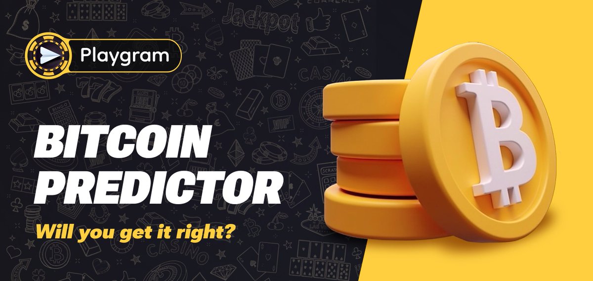 🚀 Bitcoin Predictor is LIVE!

Think you can guess BTC’s price this Monday at 9AM UTC? 📉📈

Closest prediction wins 25 VIP Free Spins! 🎁

Submit your guess in the Playgram community before Sunday midnight: 👉 t.me/playgrammers

Get it right, get rewarded! 💰

#Bitcoin