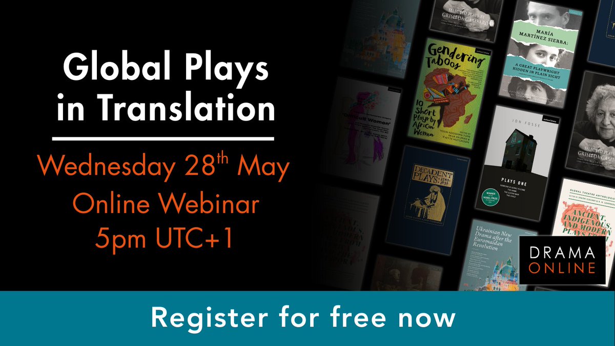 Drama Online (@dramaonlinelib) on Twitter photo Are you teaching global plays? Join our free webinar next Wednesday! š
Explore with <a href="/MethuenDrama/">Methuen Drama</a> publisher Dom OāHanlon, playwright Abel GonzĆ”lez Melo, translator & dramaturg William Gregory, and translator & academic Dr Jozefina Komporaly.
Register now: bit.ly/4mdwfdr Are you teaching global plays? Join our free webinar next Wednesday! š
Explore with <a href="/MethuenDrama/">Methuen Drama</a> publisher Dom OāHanlon, playwright Abel GonzĆ”lez Melo, translator & dramaturg William Gregory, and translator & academic Dr Jozefina Komporaly.
Register now: bit.ly/4mdwfdr