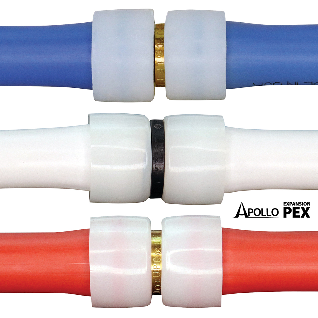 ApolloByTMG's tweet image. Apollo Expansion PEX-A - Available in red, white and blue for easy identification of hot, cold, and main water lines #PEXA #MosackGroup