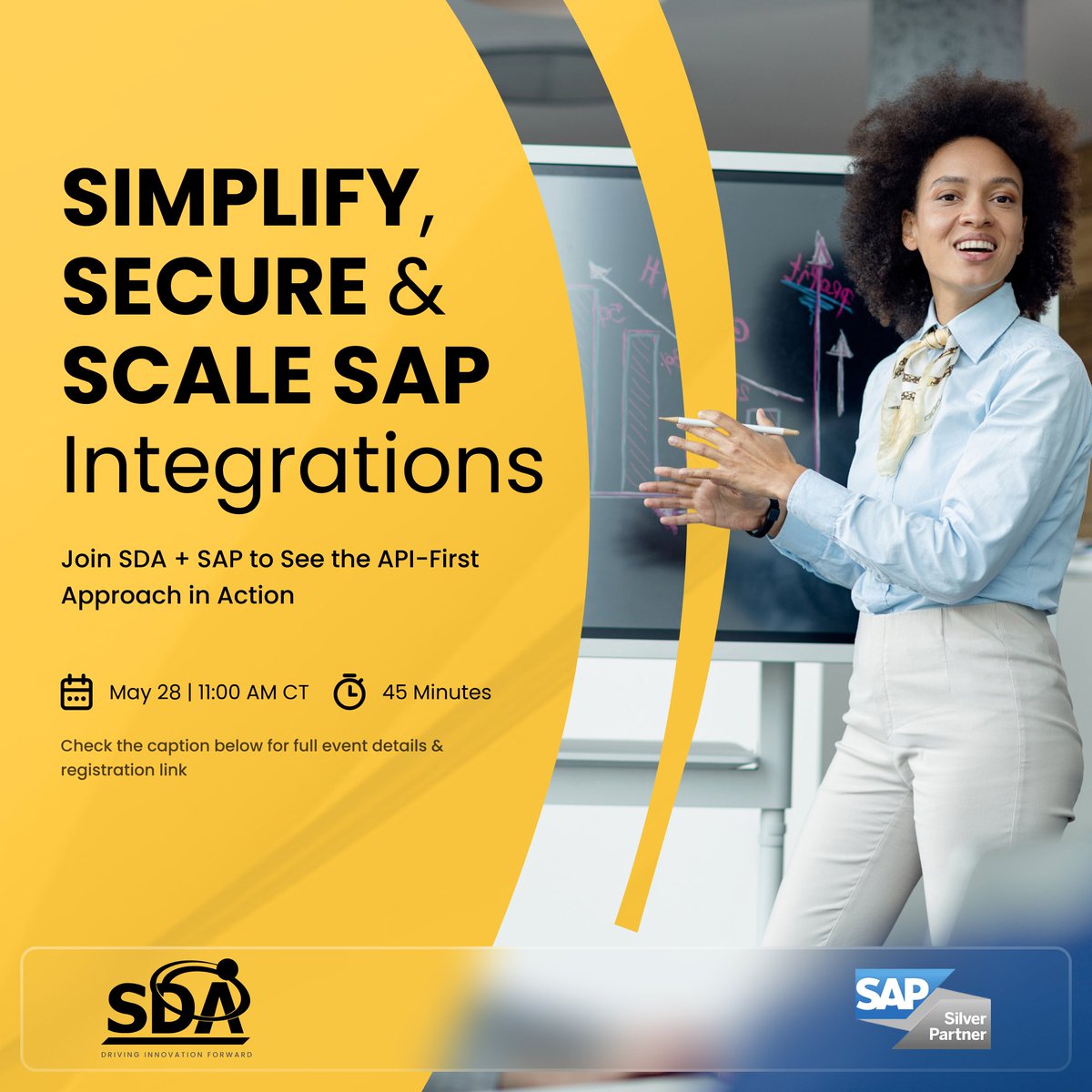 What we’ll cover on May 28 during our "From PI/PO to API-First" webinar with SAP experts and SDA leaders:
Modernize integration
Publish APIs in minutes
Govern hybrid landscapes without disruption

A 45 minutes discussion, at 11:00 AM.

🔗 go4.events.sap.com/noam-pap-5-28-…